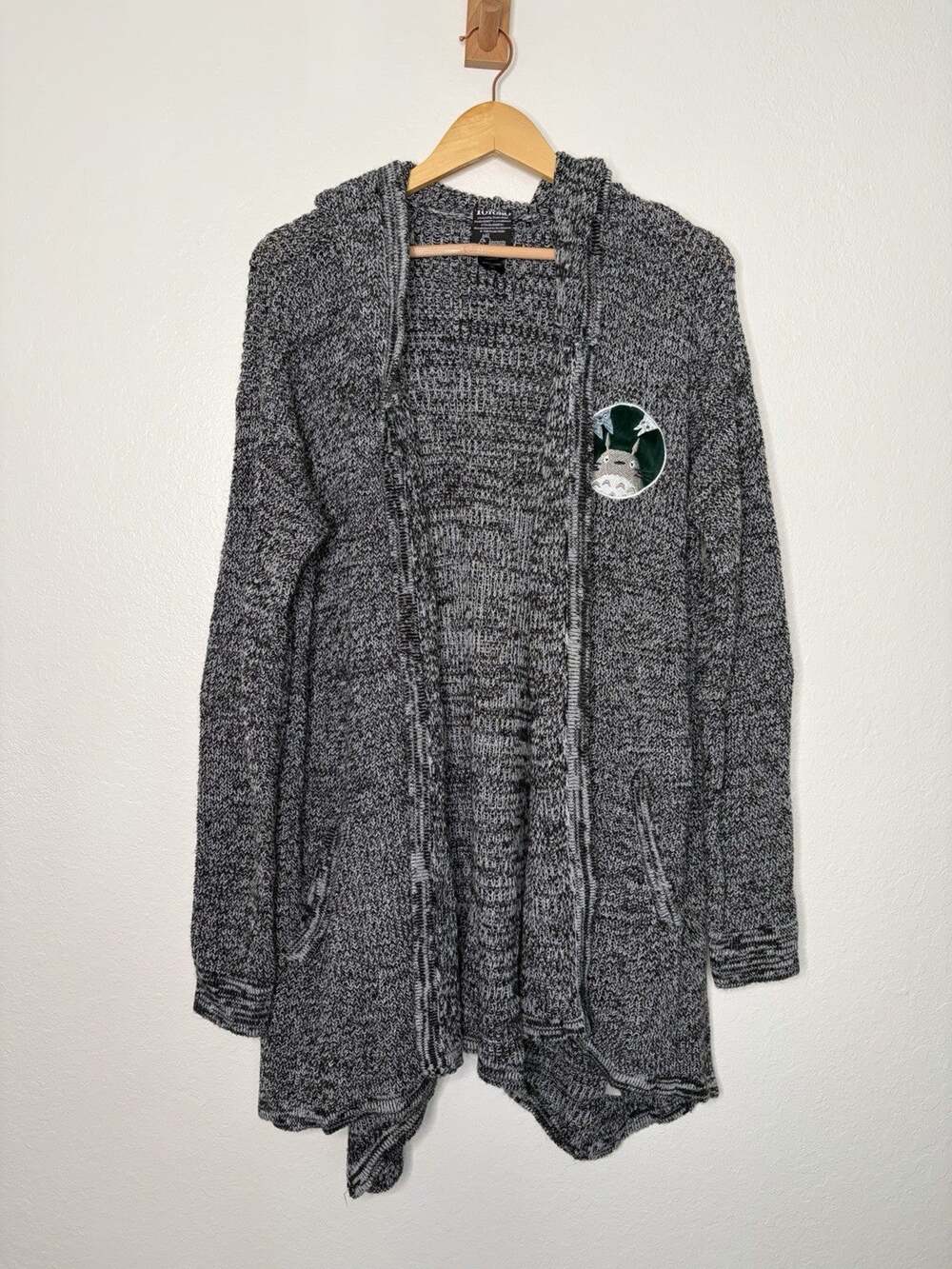 Her Universe Studio Ghibli My Neighbor Totoro Embroidered Patches Cardigan Sz S